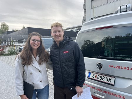 Auf ein Tratscherl mit einer Freiwilligen 