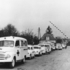 Alte Aufnahmen von Rotkreuz Autos