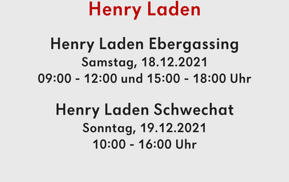 Weihnachtsshopping im Henry Laden