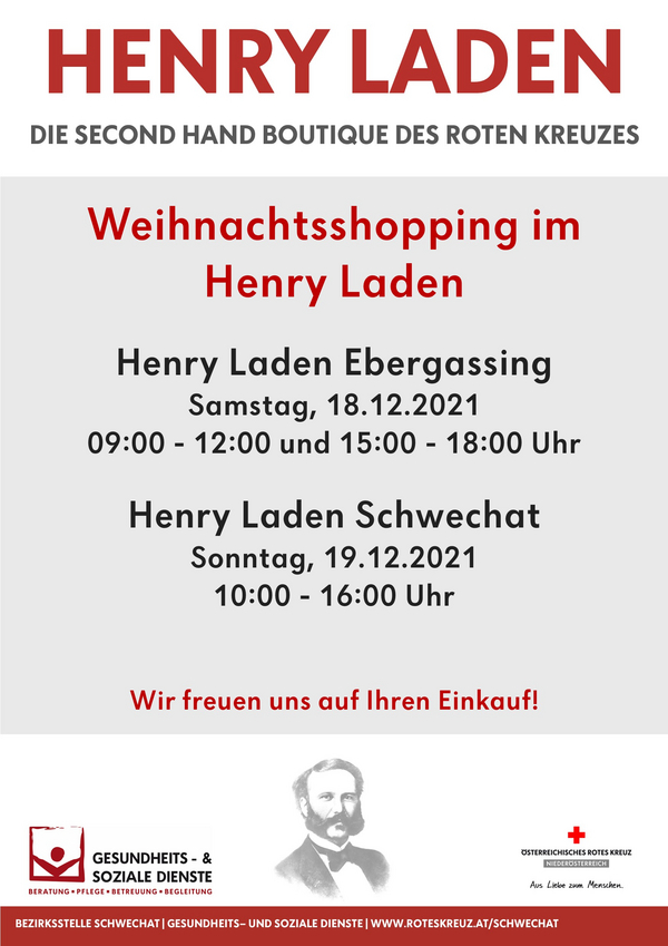 Weihnachtsshopping im Henry Laden