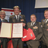 Präsidenten-Wahl beim Roten Kreuz Niederösterreich: Vizepräsident Werner Schlögl, Ehrenpräsident Josef Schmoll, Präsident Hans Ebner und Vizepräsident Werner Kraut.