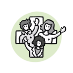 Icon: Bausteine der Organisation