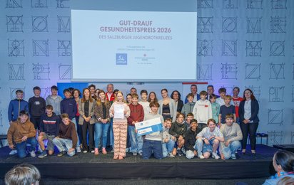 Ein Gruppenfoto zum Gut-Drauf-Gesundheitspreis 2026.