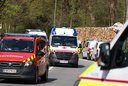 Großunfallübung der Abteilung Dornbirn gemeinsam mit LKH Bregenz und Unterstützung von Feuerwehr, Bergrettung und Wasserrettung Dornbirn, Organisator Julian Illigasch, Szenario: Schülerbus kollidiert mit Pkw, zweiter Pkw fährt auf, 35 Verletzte ins LKH Bregenz