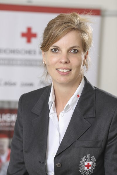© RKNÖ/M.Hechenberger Portraitfoto von Christine Werner-Pickart, Mentorin im Roten Kreuz NÖ