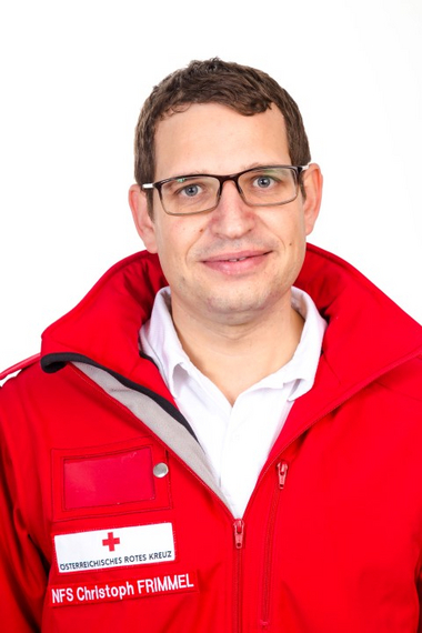 Christoph Frimmel - © Rotes Kreuz Burgenland / Daniel Neubauer Portraitfoto von Christoph Frimmel