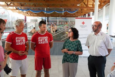 von links: Robert Tschaut, Michael Löberbauer, Daniela Gutschi, Herbert Sommerauer