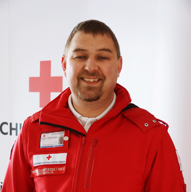 Martin Widmann - © ÖRK/Bezirksstelle Kufstein Eventsicherheit und Ambulanzdienst Leiter Martin Widmann in RD Uniform