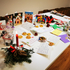Weihnachtskarten, Dekoration und Gemaltes