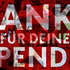 Bildercoulage ,ot der Schrift: "Danke für deine Spende"