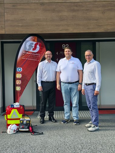 von links: Herbert Sommerauer, Sebastian Minichmayr, Friedrich Strubreiter