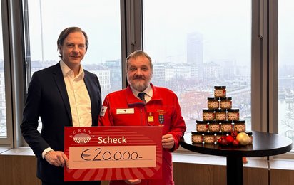 Spendenübergabe Agrana Kinderburg