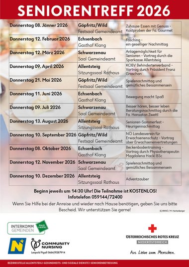 Jahresplan Seniorentreff 2026