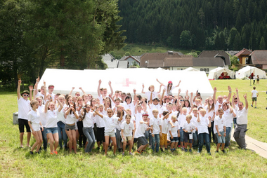 Rotkreuz-Jugendliche beim Landesjugendlager 2018_Archivfoto