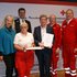 Die geehrten mit Präsident, Bezirkssstelleleiterin  BH und BGL