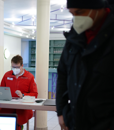 Anmeldung zum Antigen-Schnelltest