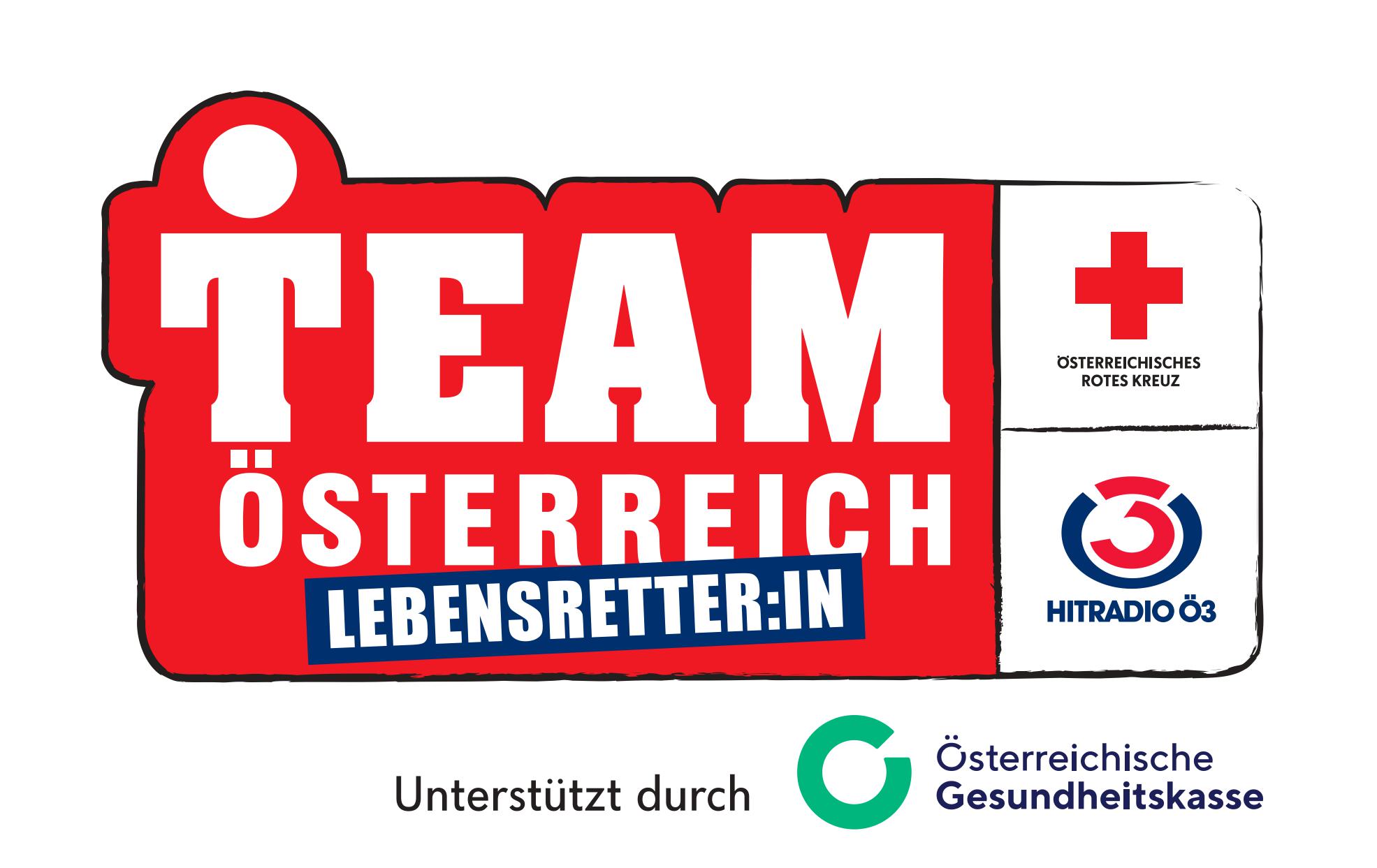 Team Österreich Lebensretter:in: Hitradio Ö3 in Kooperation mit dem Roten Kreuz unterstützt durch die ÖGK