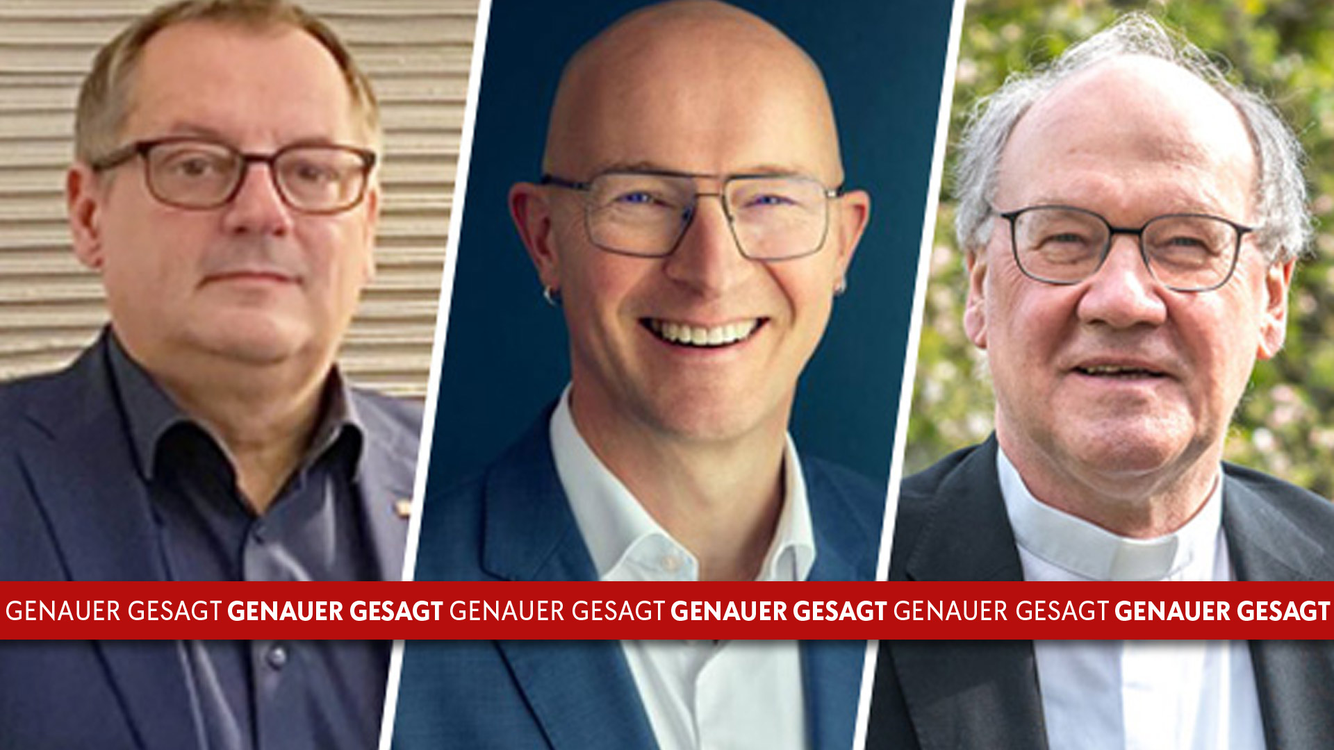 v.l.n.r: Robert Dempfer, Bischof Alois Schwarz, Fred Luks