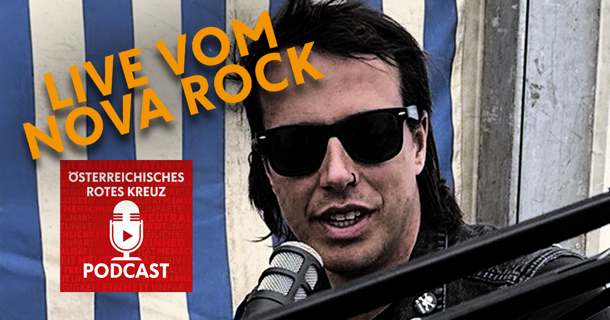 Marco Pogo bei der Aufzeichnung des Podcasts