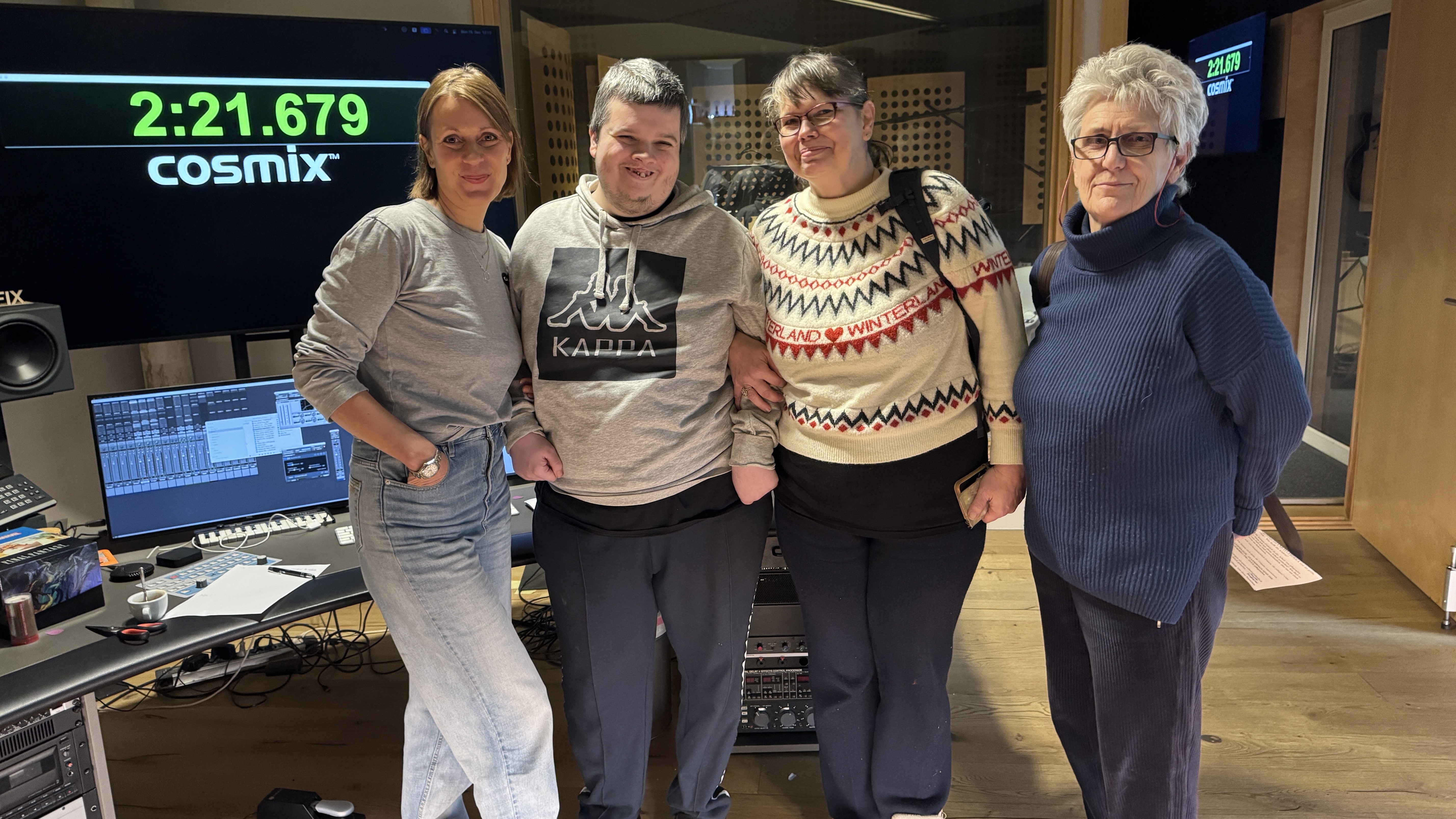 v.l.n.r.: Isabella Richtar, Dustin Sengeis, Claudia Sengeis, Birgit Meinhard-Schiebel