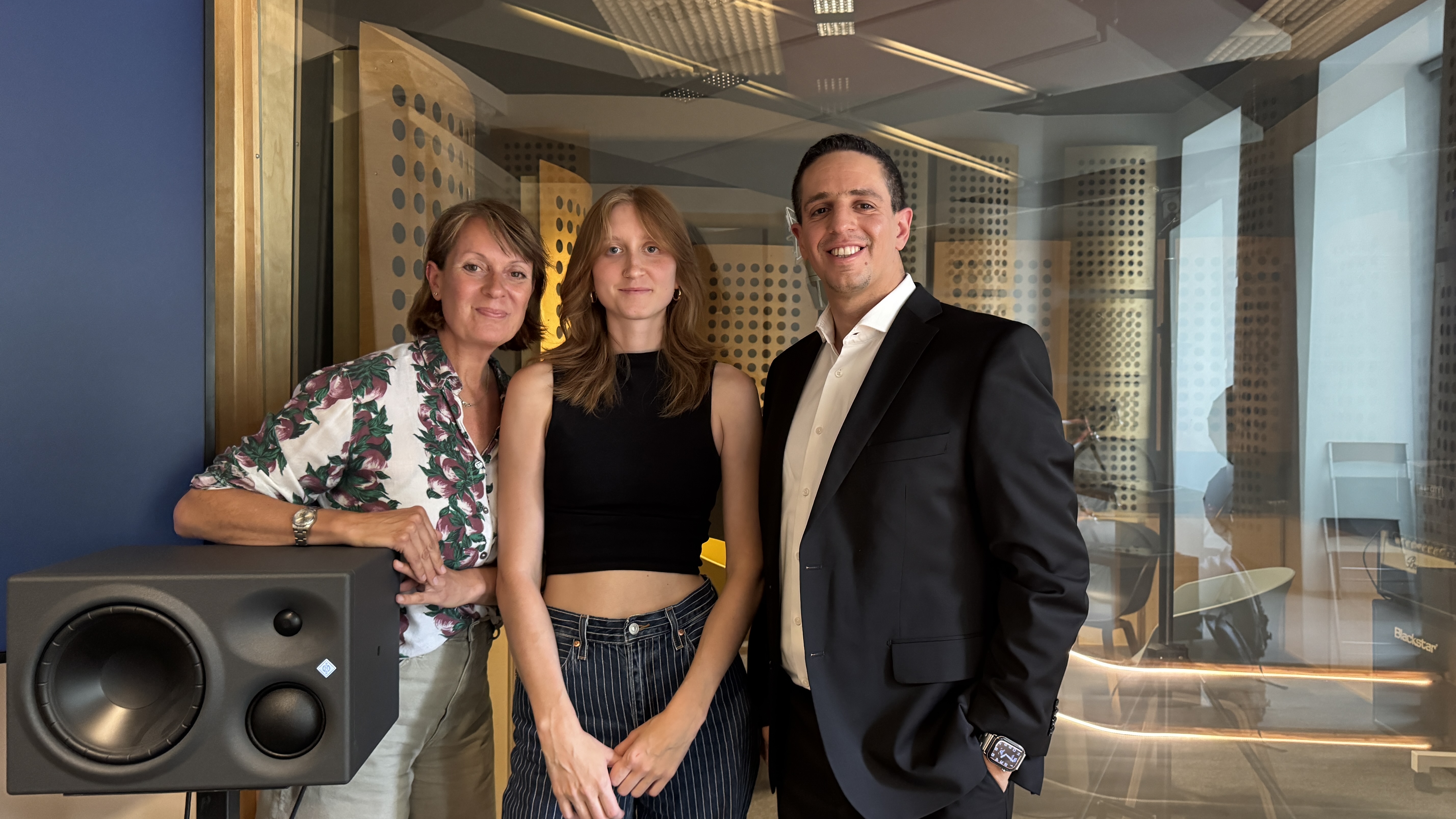 vlnr.: Isabell Richtar, Caroline Schmüser und Jaser Elmorsy