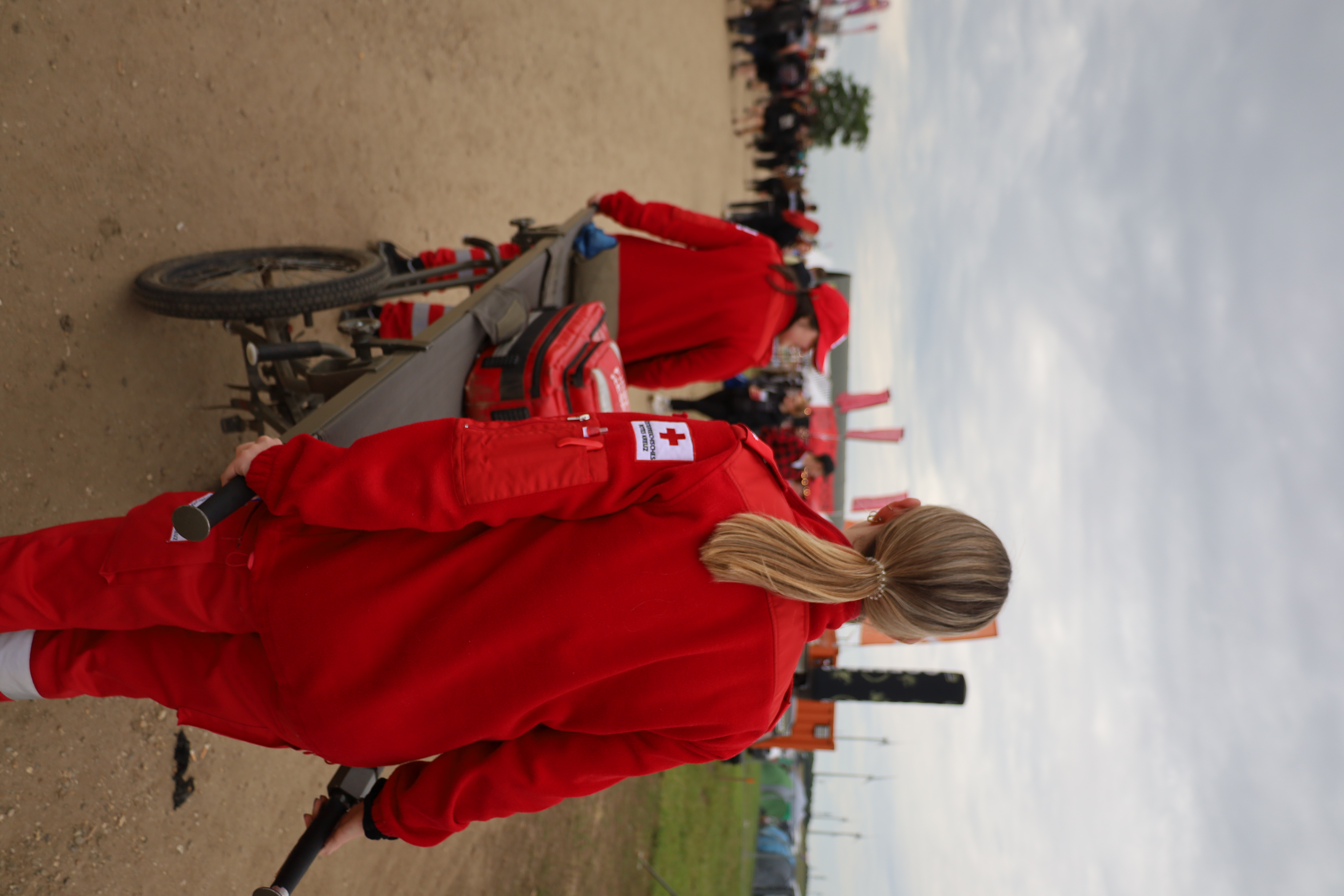 Mobiles Sanitätsteam beim Ambulanzdienst des Roten Kreuzes Burgenland am Nova Rock 2024
