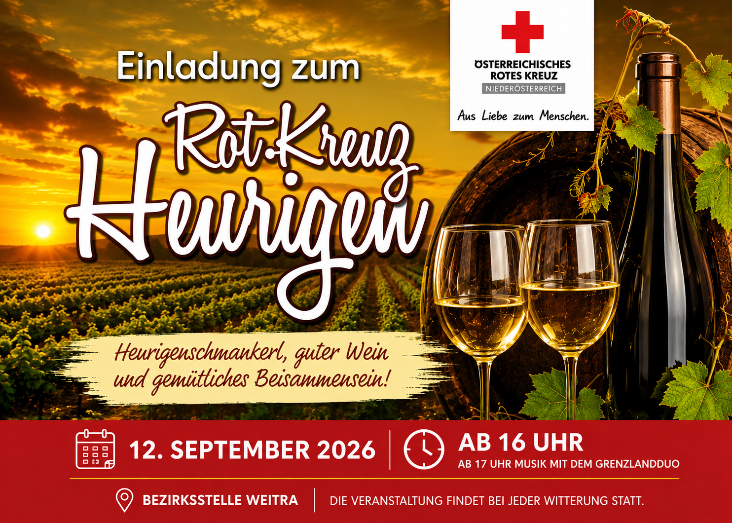 Rot Kreuz Heuriger 2026
