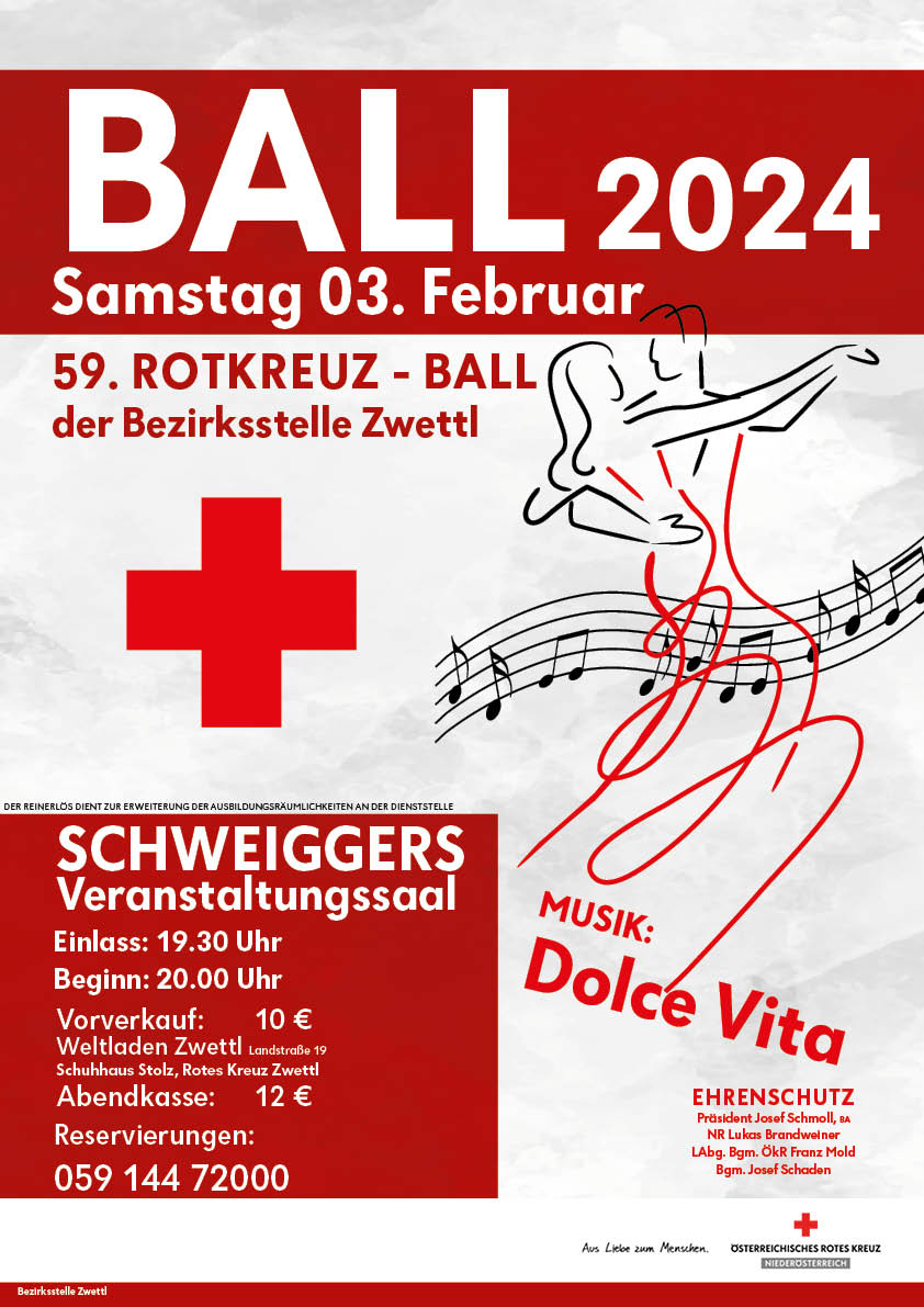 Rotkreuzball 2024 Rotes Kreuz