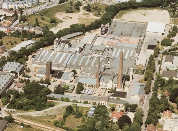 Die Fabrik vor Abriss 2008/09.
