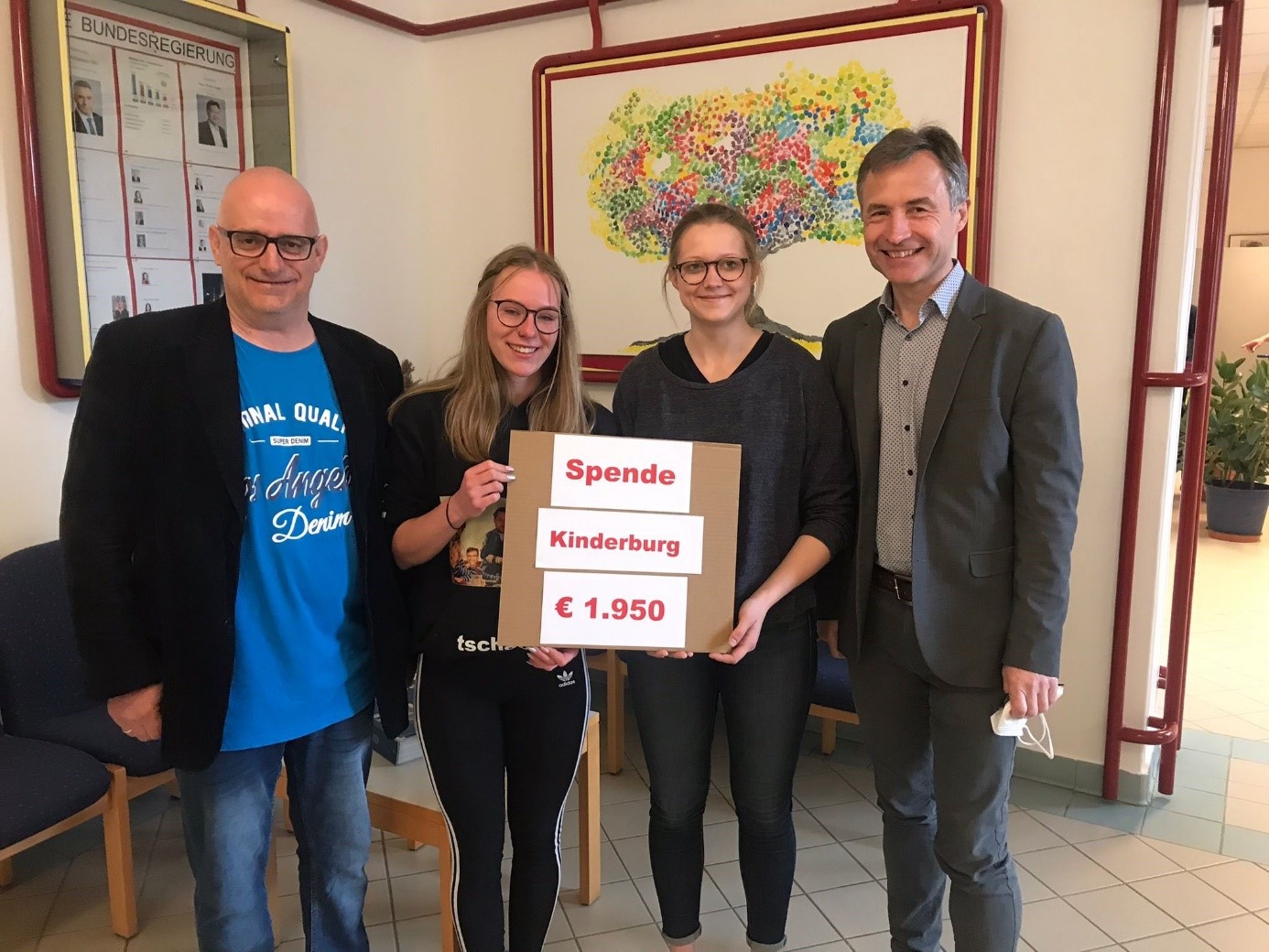 Berufsschüler*innen engagieren sich für die Kinderburg