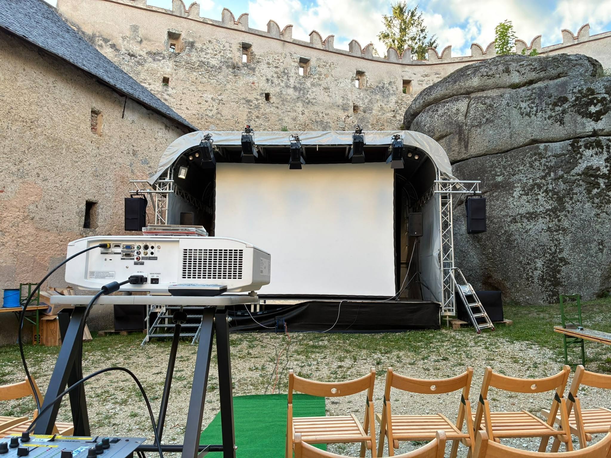 Sommerkino auf der Burg