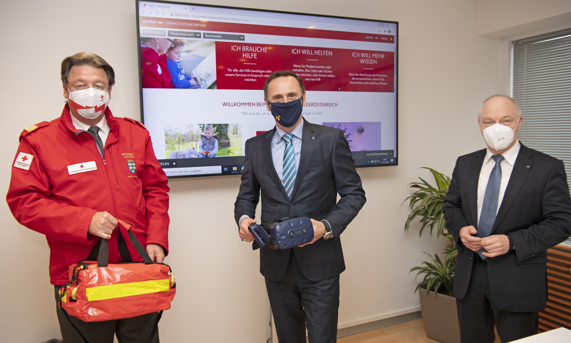 © ERICH MARSCHIK Virtual Reality beim Roten Kreuz – Clusterprojekt bewährt sich in der Ausbildung