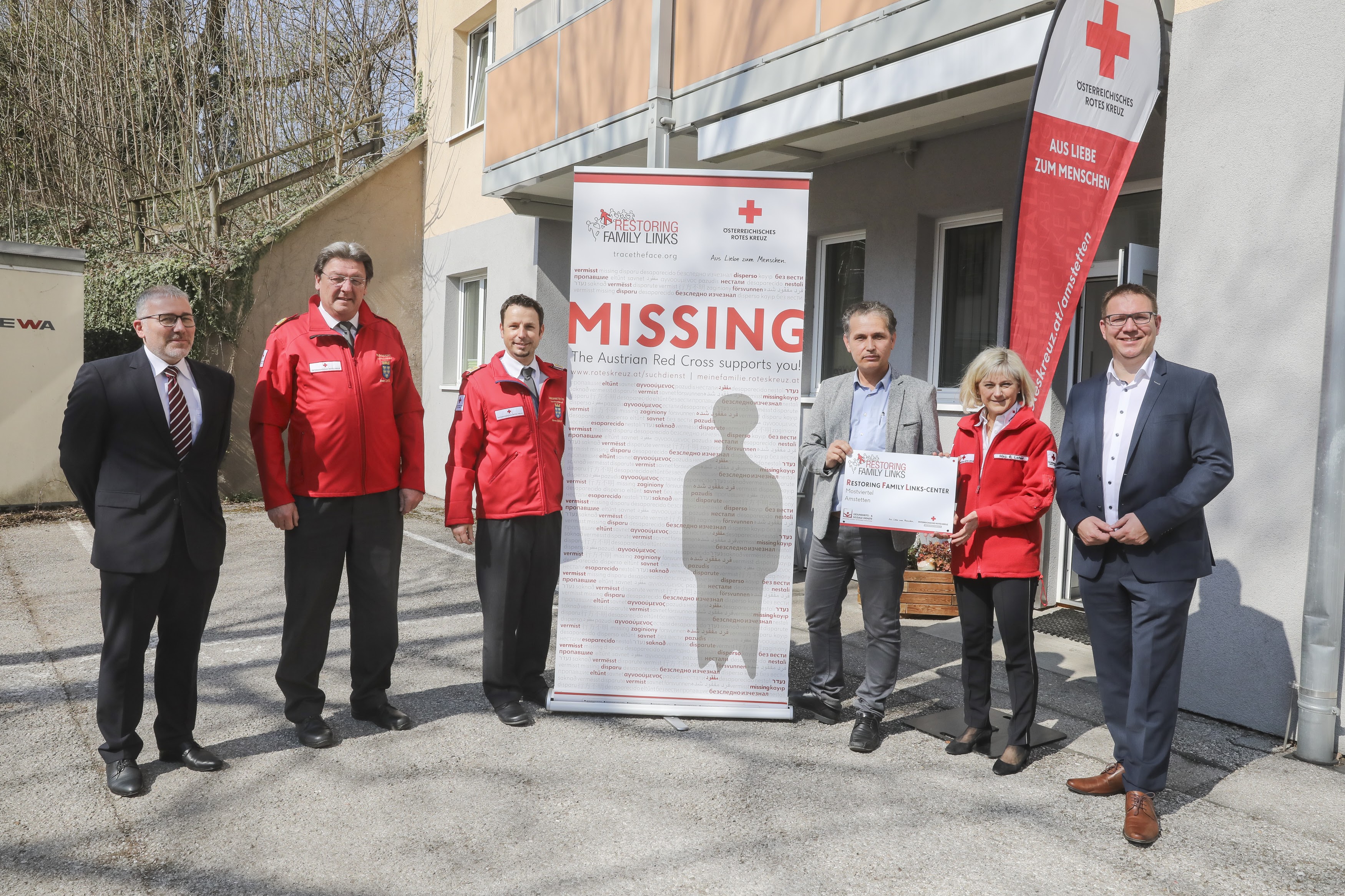 Eröffnung des Restoring Family Links Center in Amstetten