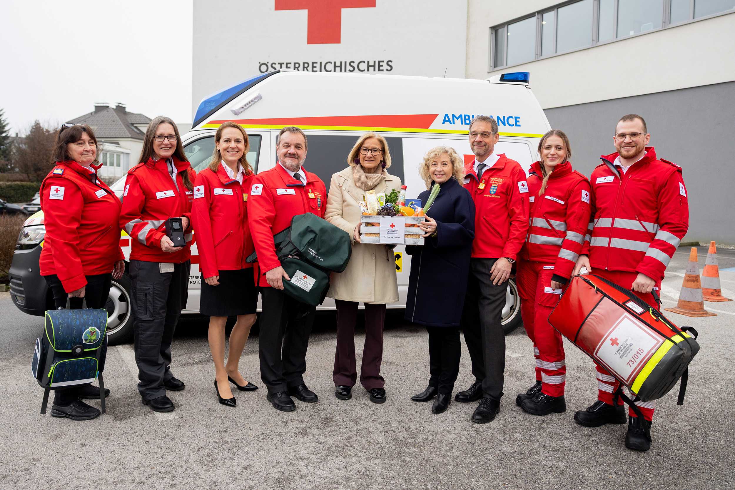 Gruppenfoto nach der Pressekonferenz