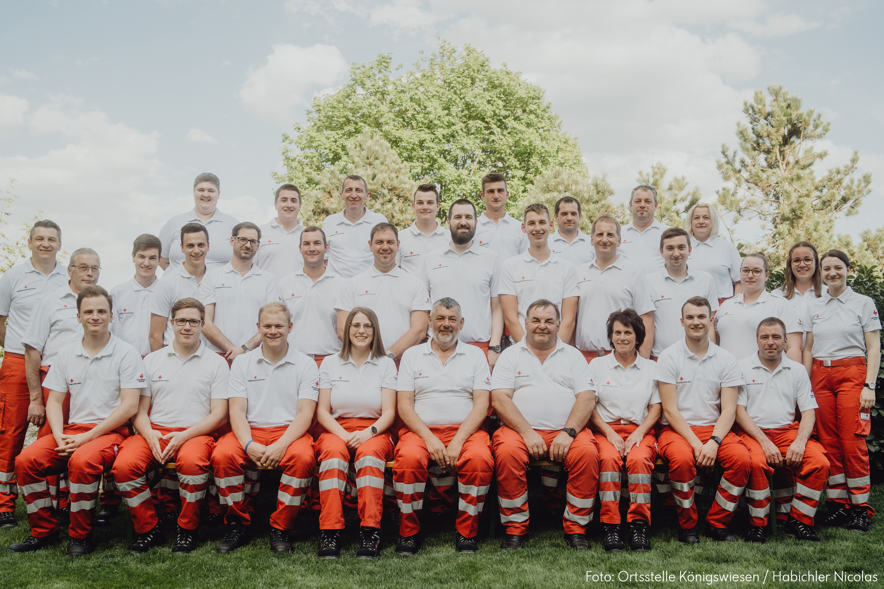 Gruppenfoto der Ortsstelle Königswiesen