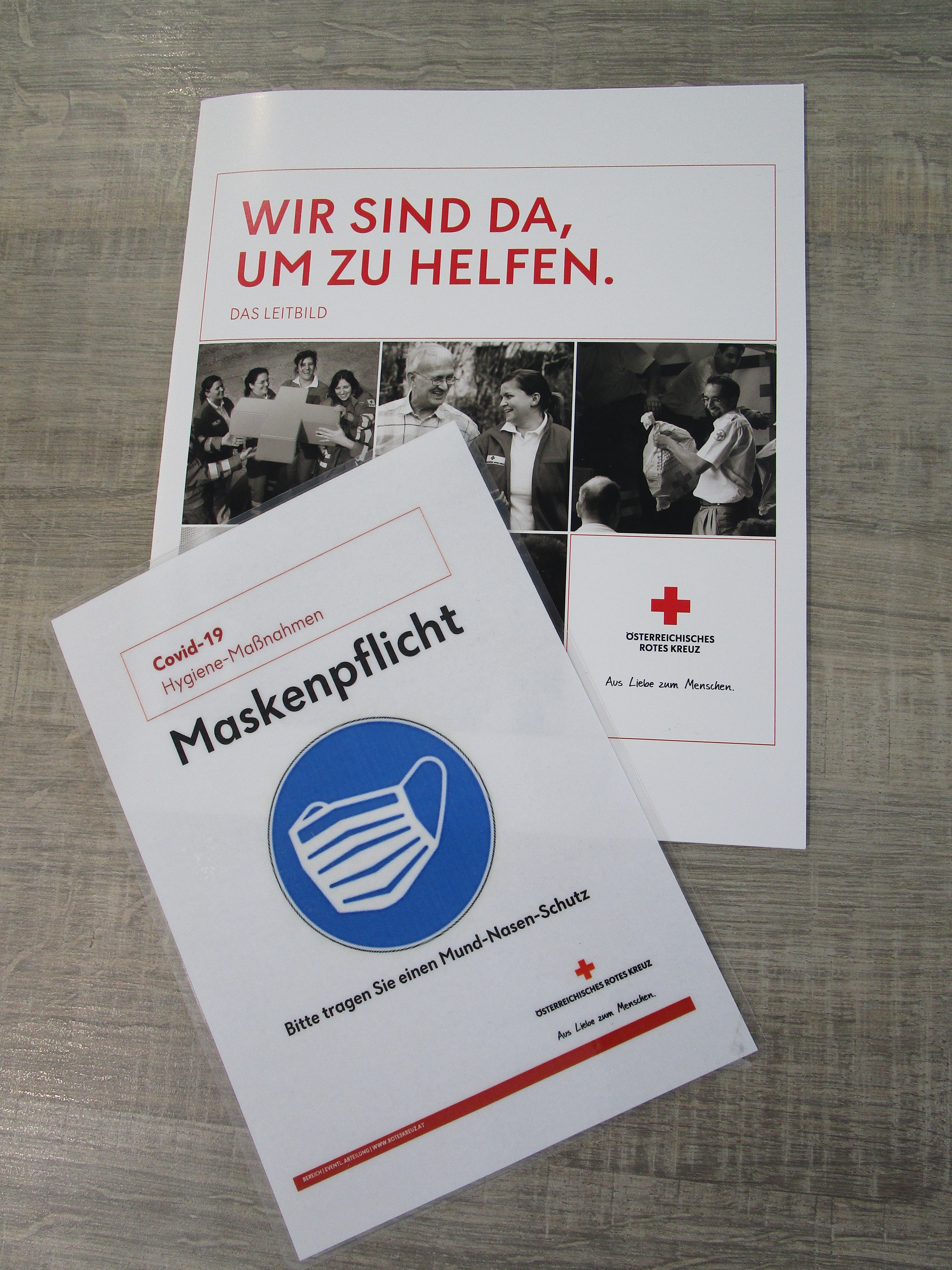 © Wolfgang Kollersberger Covid und Leitbildfolder