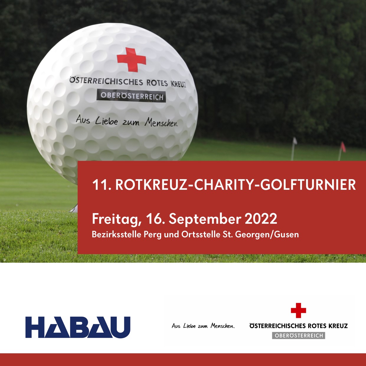 Einladung Golfturnier