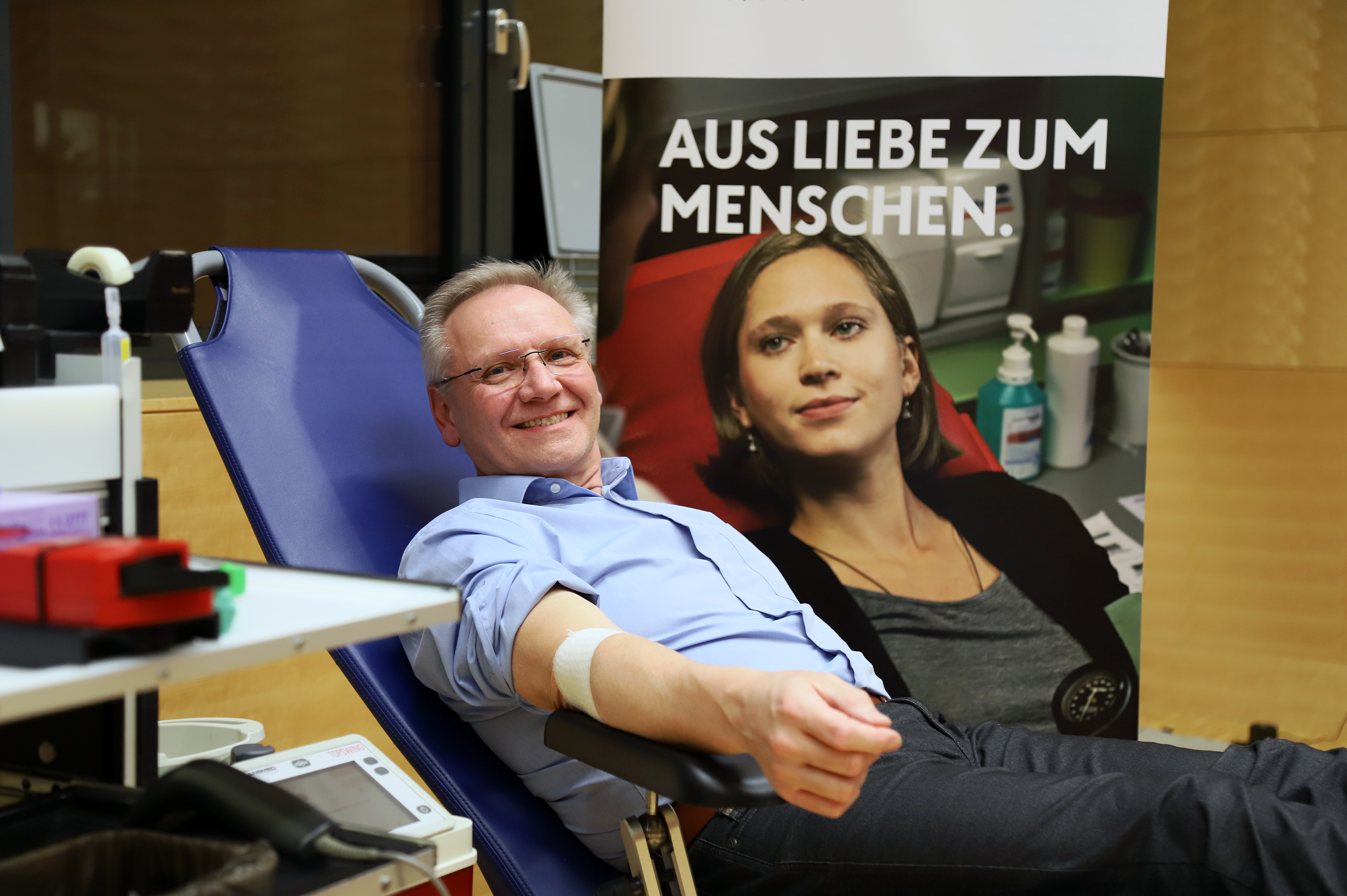Blutspender Termin mit App - © OÖRK/Schönbergger Blutspender Termin mit App