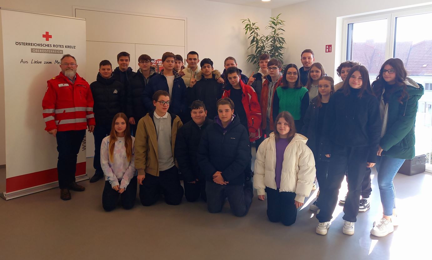 Klassenfoto 4 c MS/Musik-MS Promenade Steyr