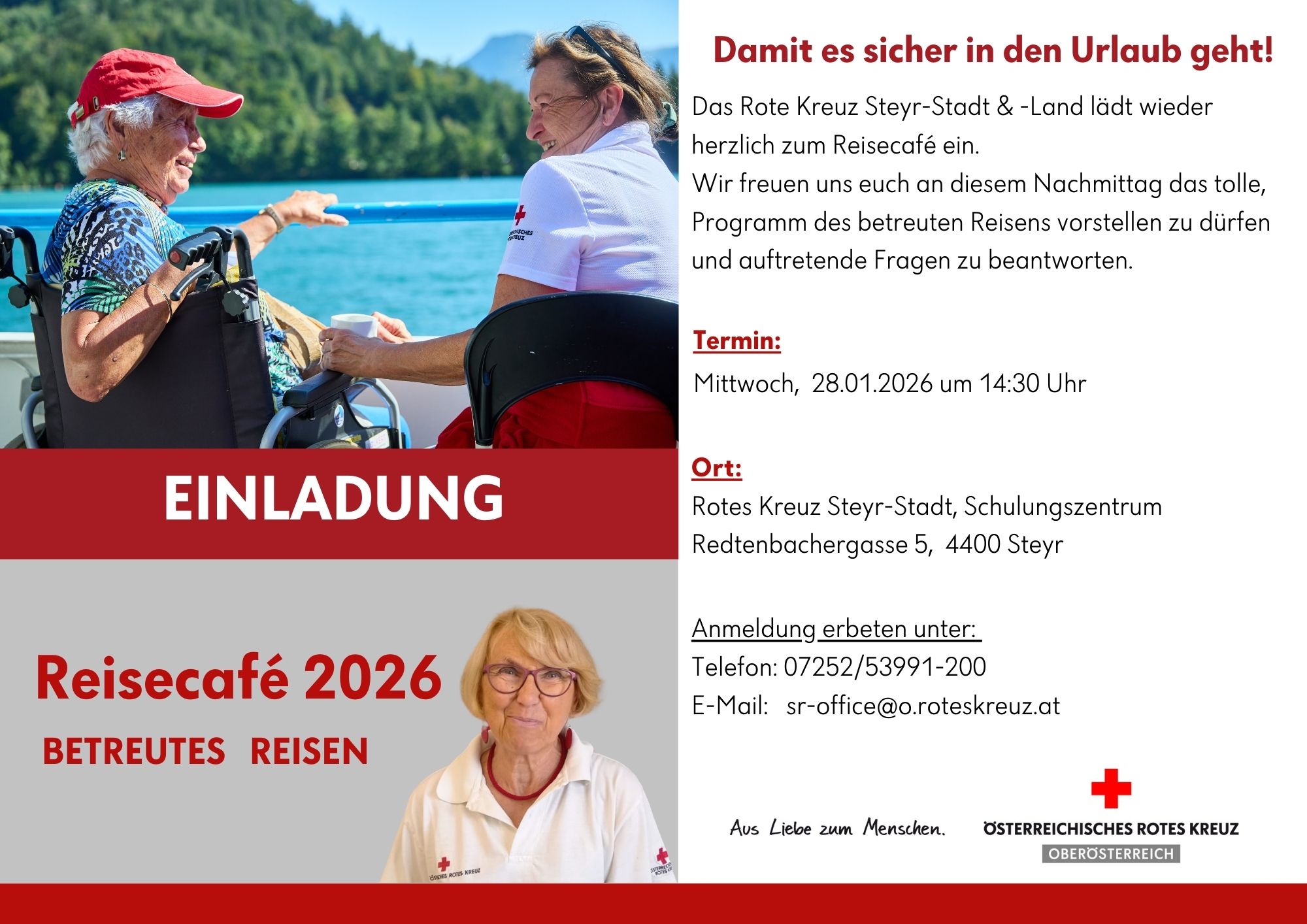 Reisecafé 2026 - Einladung