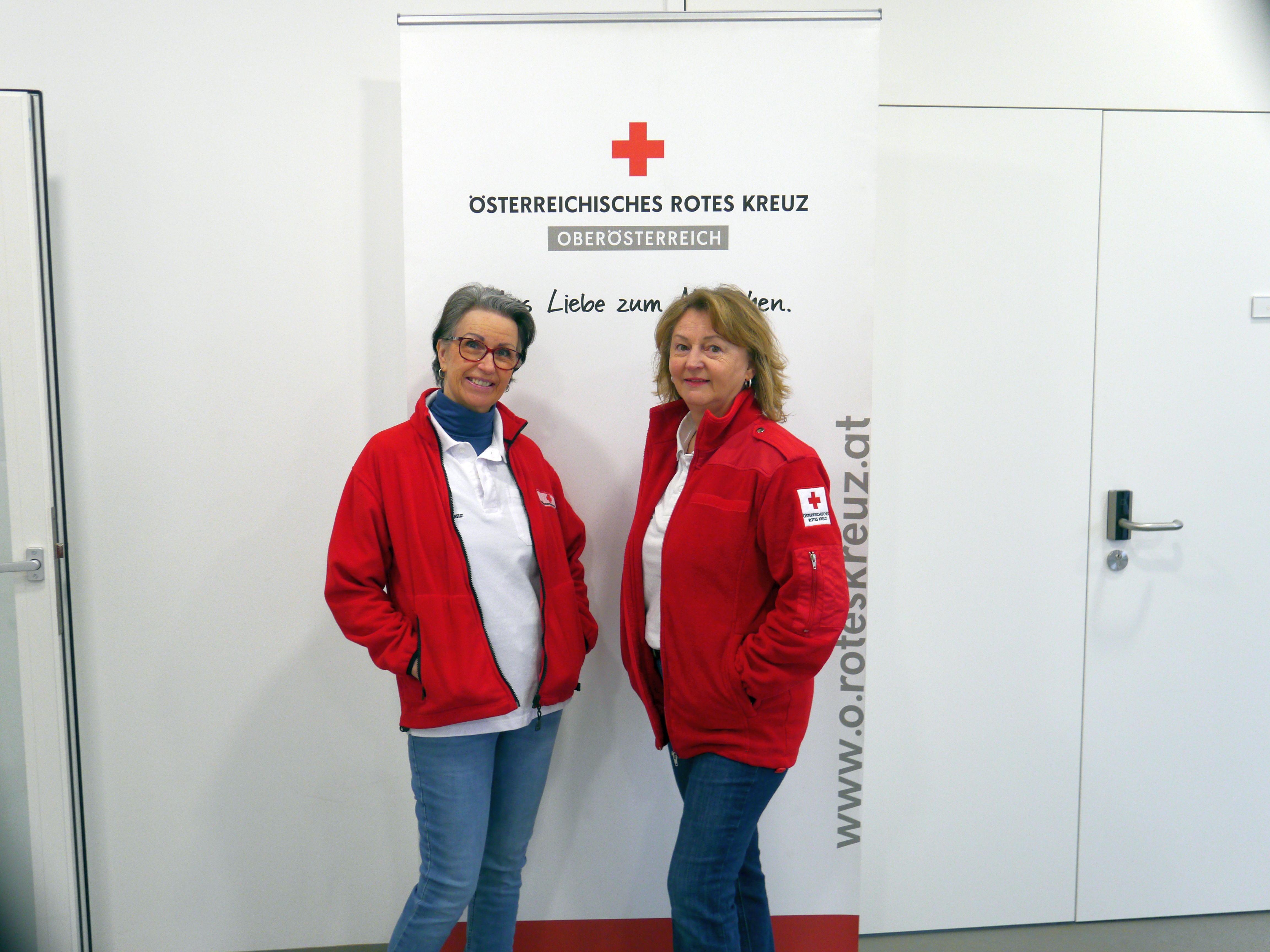 freiwillig Hospizmitarbeiterinnen Ilse Vollnhofer mit Eva Muckenschnabl