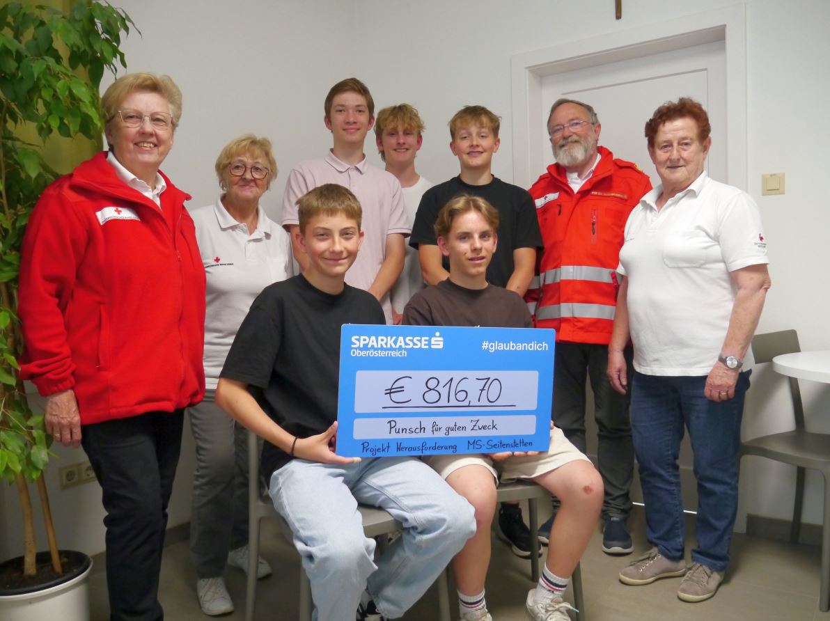 Spende der mittelschule Seitenstetten