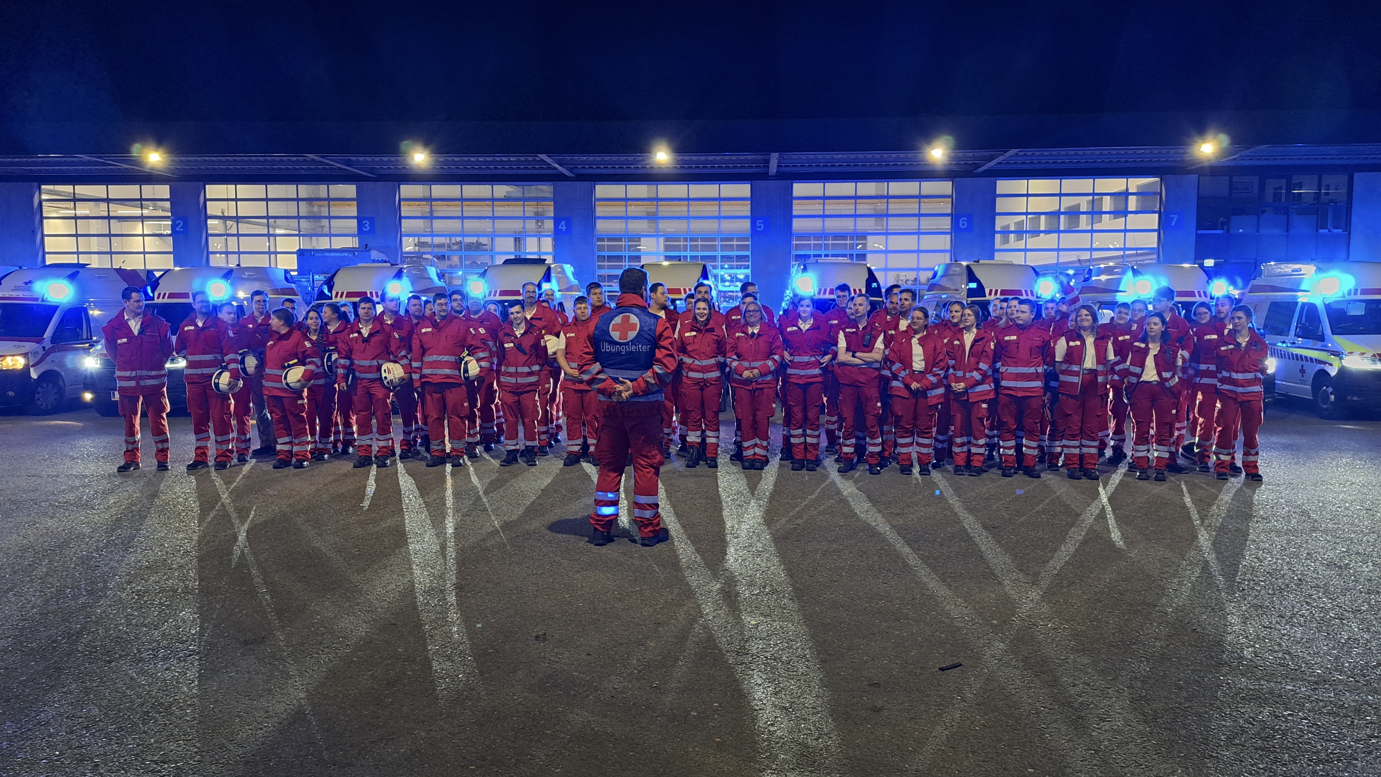 Gruppenbild nach dem ersten Szenario in Wels