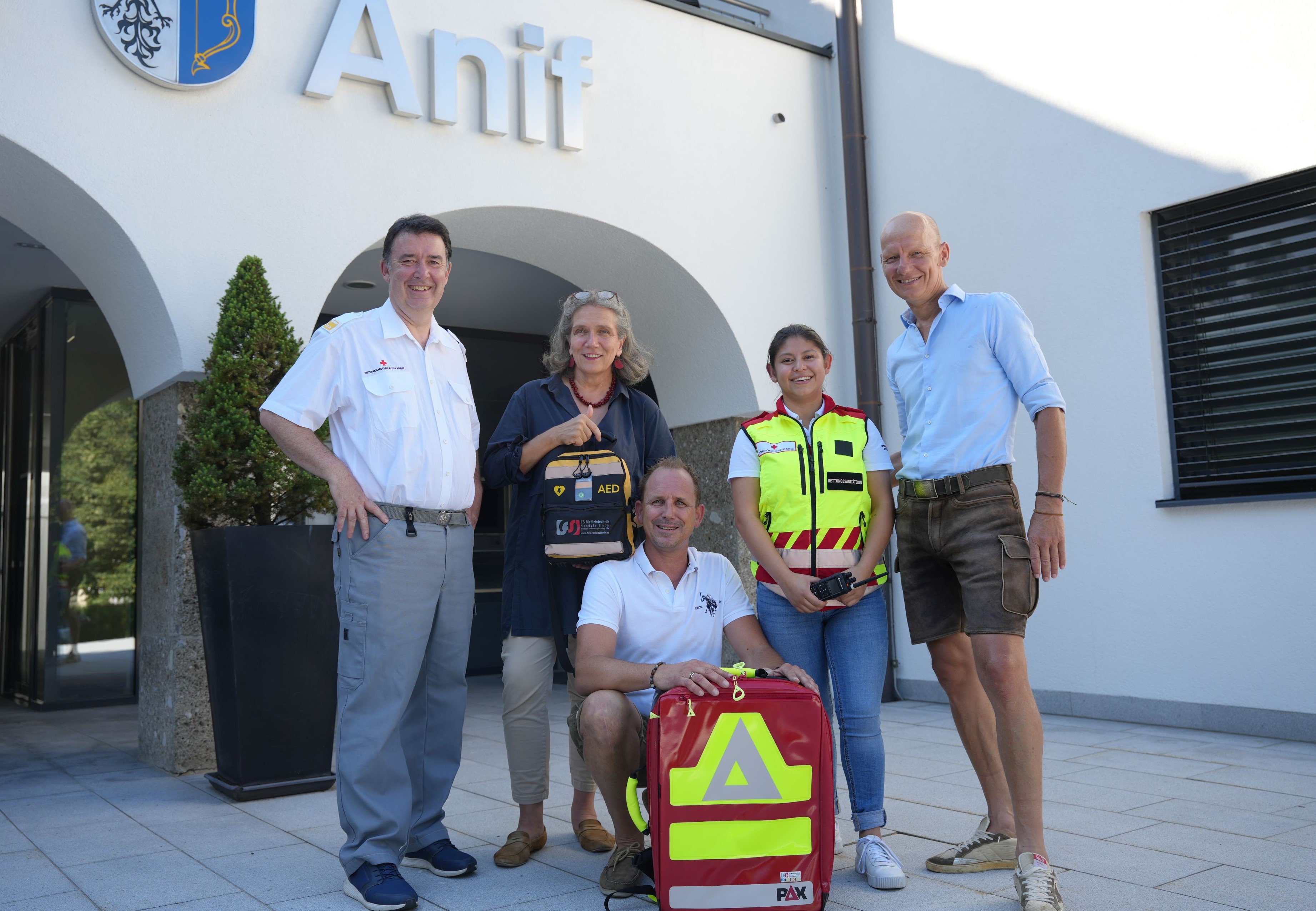 Zwei neue First Responder: Gemeinde Anif finanziert Ausrüstung im Wert