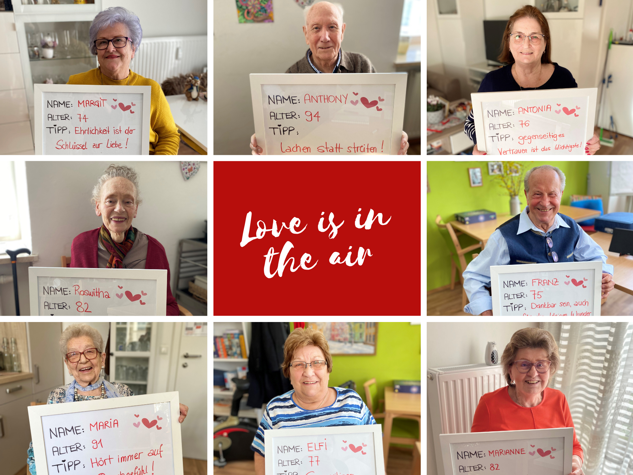 Collage Tipps für die Liebe.