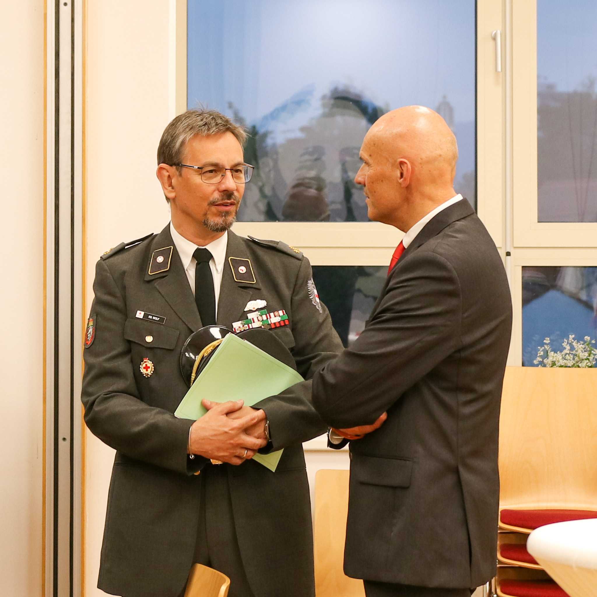 Besucher der Bezirksversammlung 2023