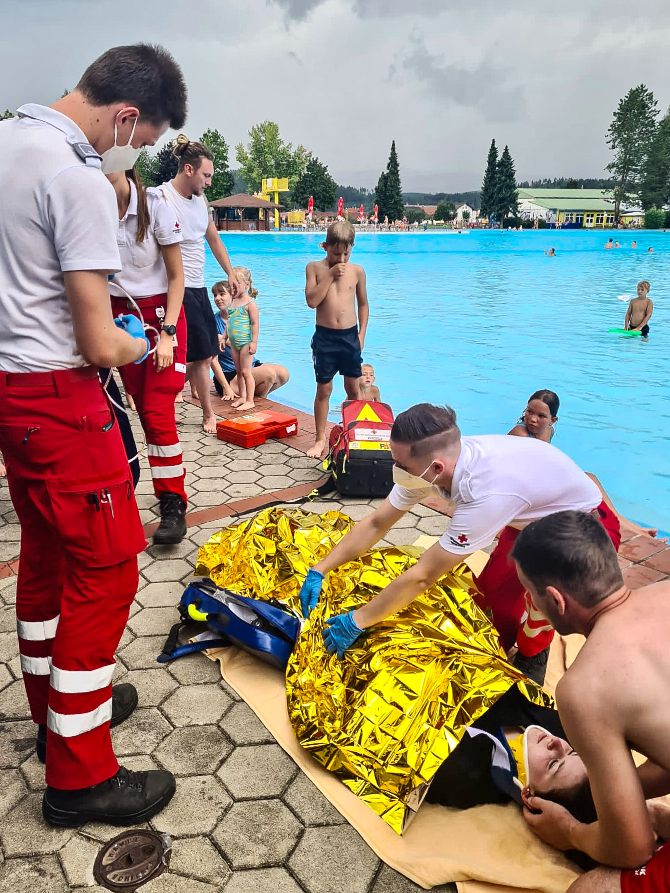 Rettung Badeunfall