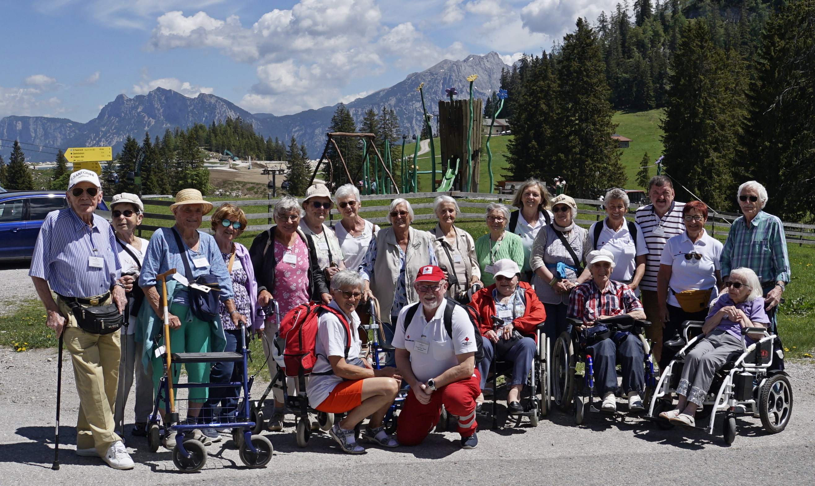 Die motivierte Reisetruppe