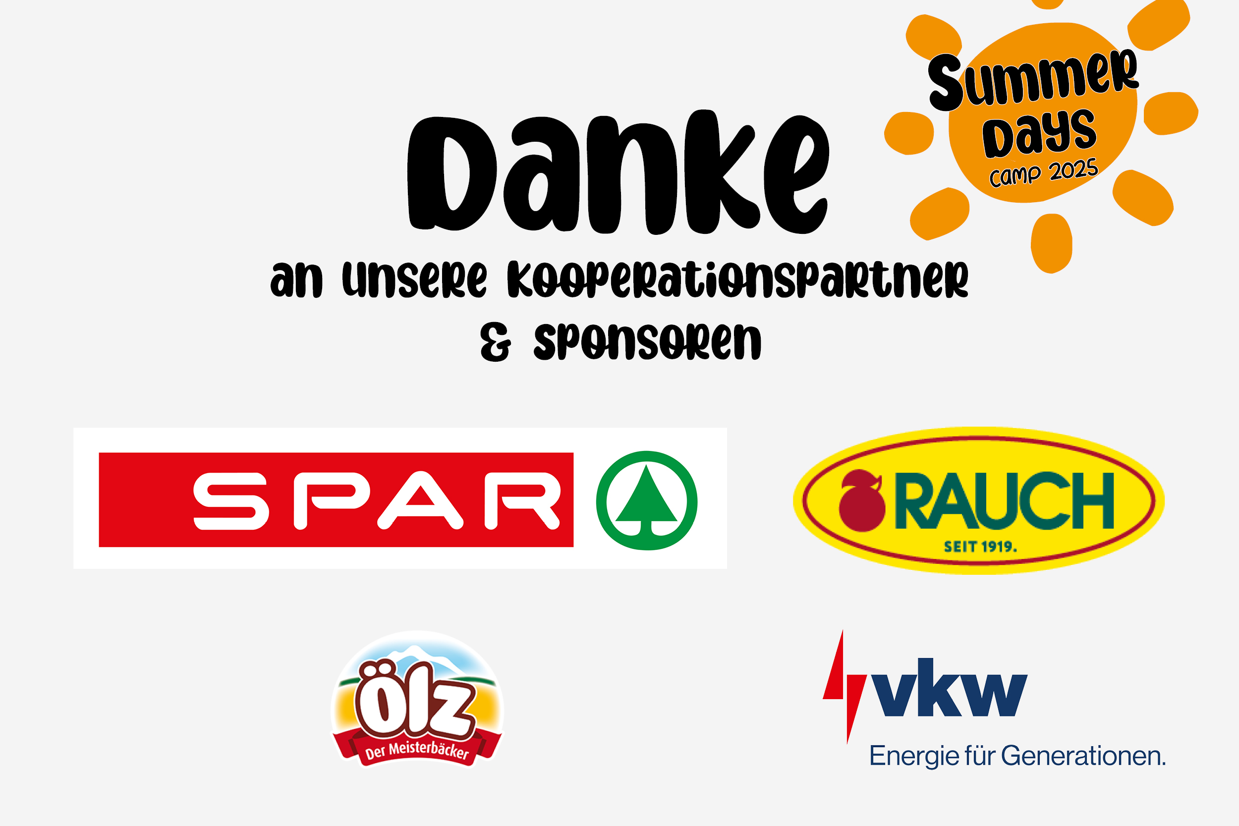 Kooperationspartner:innen und Sponsor:innen unserer JRK Summer Days 2025