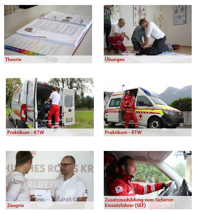 Ausbildung zum Zivildienst - © ÖRK, LV Vorarlberg Ausbildung zum Zivildienst